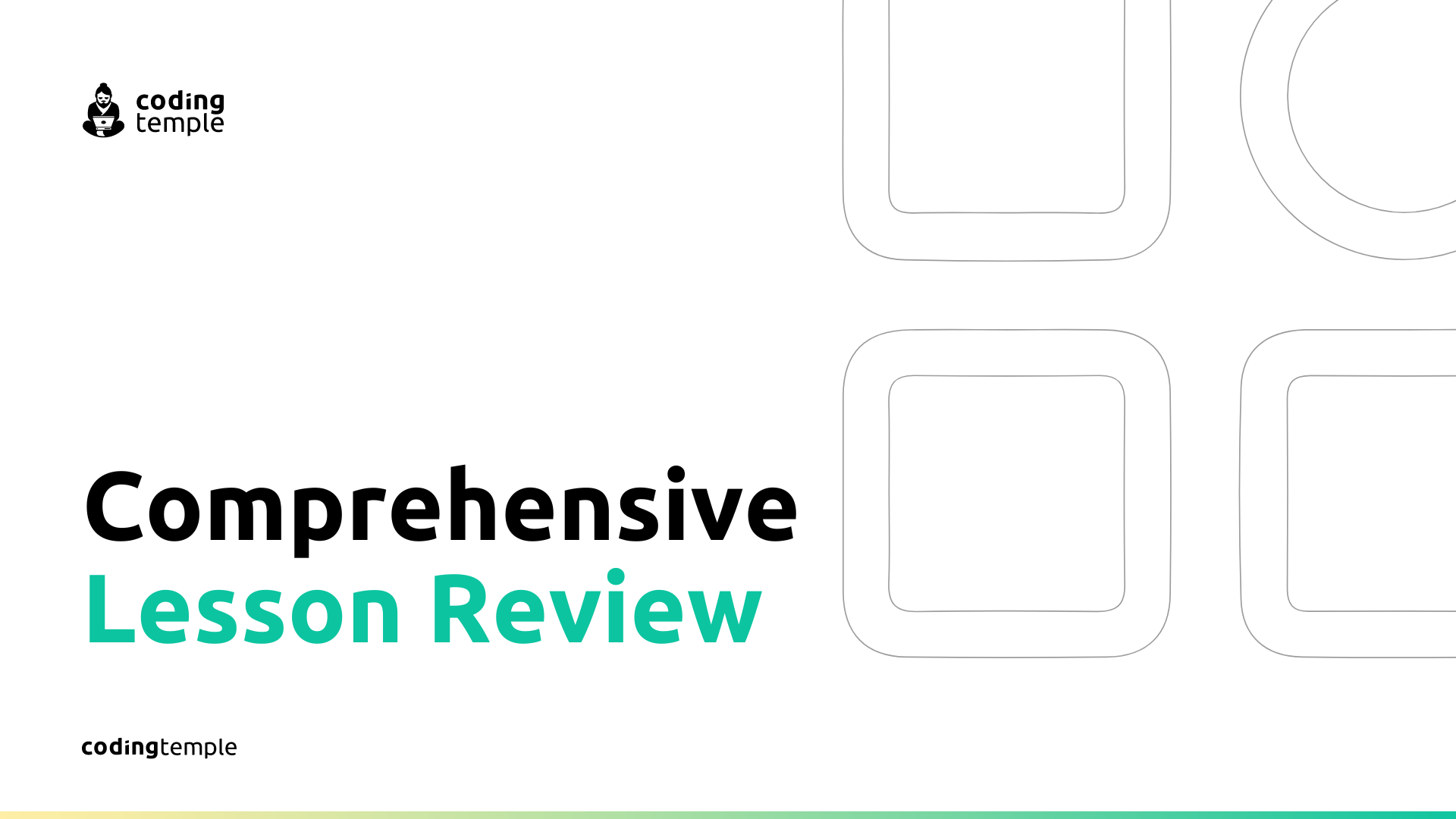T1: Recap and Review | Coding Temple Flexible